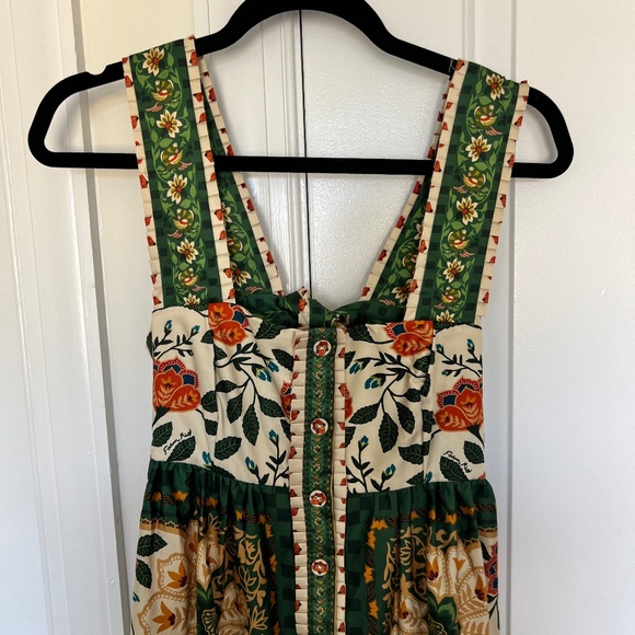 Gorgeous Farm Rio Garden Tapestry maxi dress - Sand, size M, NWT! - Picture 7 of 12